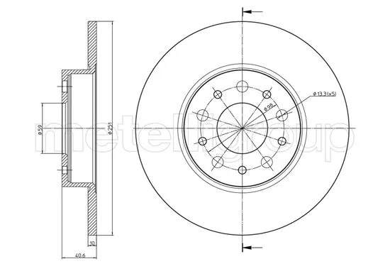Brake Disc (DF1674)
