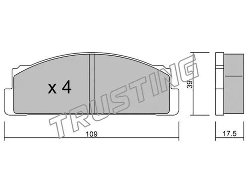 Brake Pad Set, disc brake (001.0)