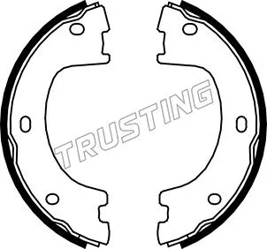 Brake Shoe Set, parking brake (052.136)