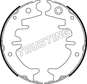 Brake Shoe Set, parking brake (115.330)