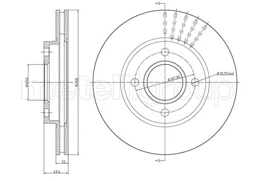 Brake Disc (DF460)