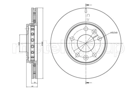 Brake Disc (DF1359)