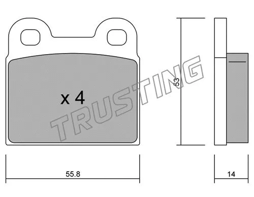 Brake Pad Set, disc brake (002.0)