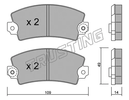 Brake Pad Set, disc brake (005.1)