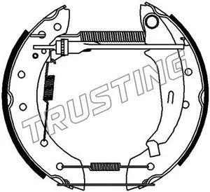 Brake Shoe Set (6183)