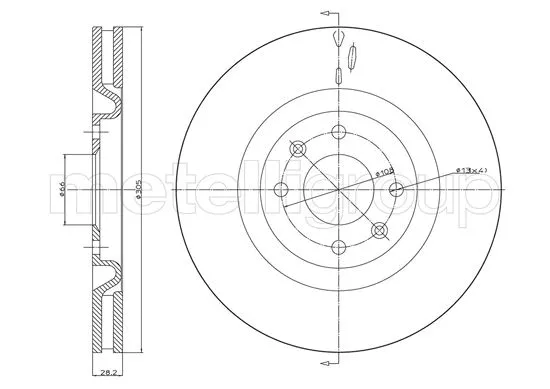 Brake Disc (DF812)
