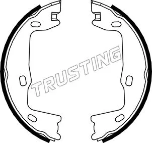 Brake Shoe Set, parking brake (073.159)