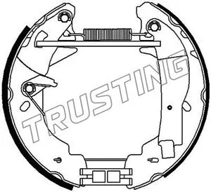 Brake Shoe Set (6350)