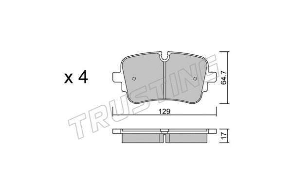 Brake Pad Set, disc brake (1130.1)