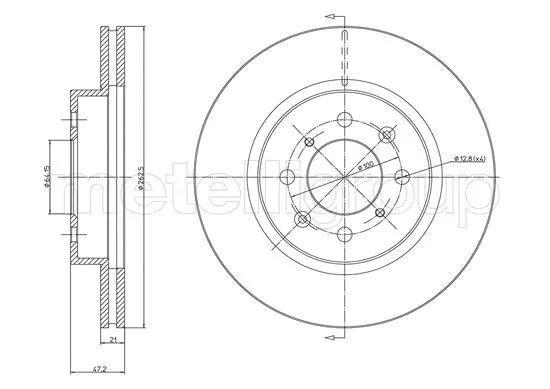 Brake Disc (DF261)