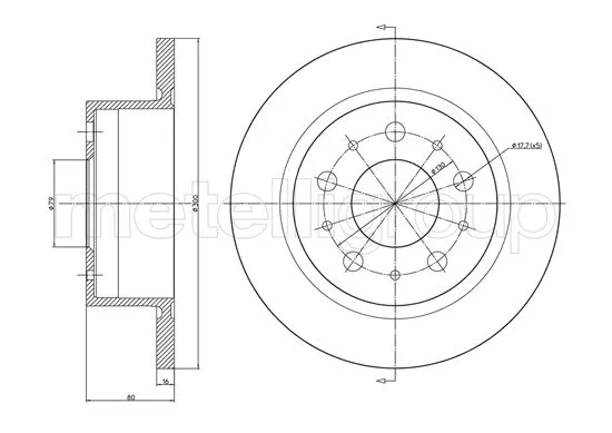 Brake Disc (DF1165)