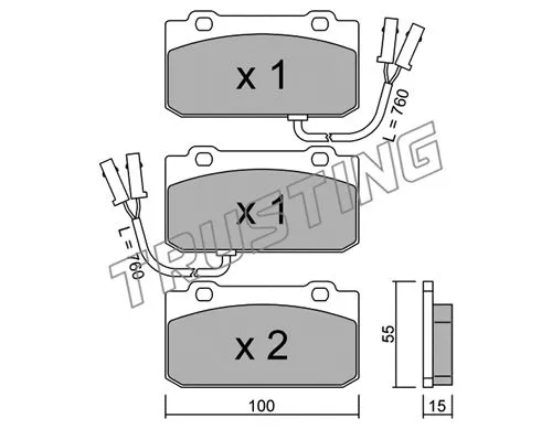 Brake Pad Set, disc brake (042.1)
