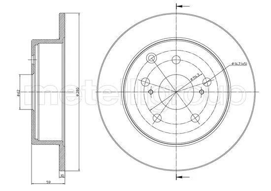 Brake Disc (DF1189)