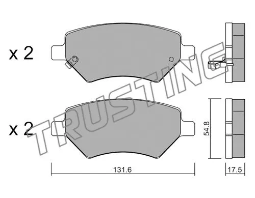 Brake Pad Set, disc brake (1077.0)