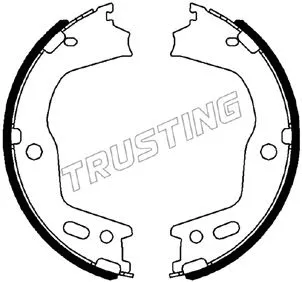 Brake Shoe Set, parking brake (046.226)