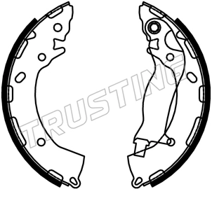 Brake Shoe Set (253.747)