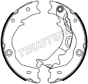 Brake Shoe Set, parking brake (049.173)