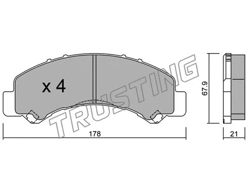 Brake Pad Set, disc brake (941.0)