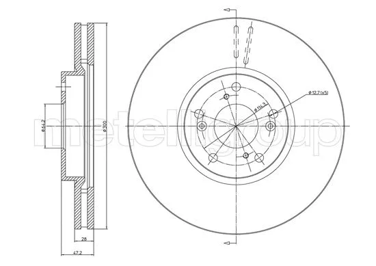 Brake Disc (DF1309)