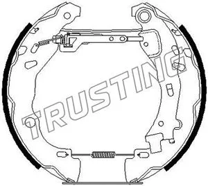 Brake Shoe Set (6258)