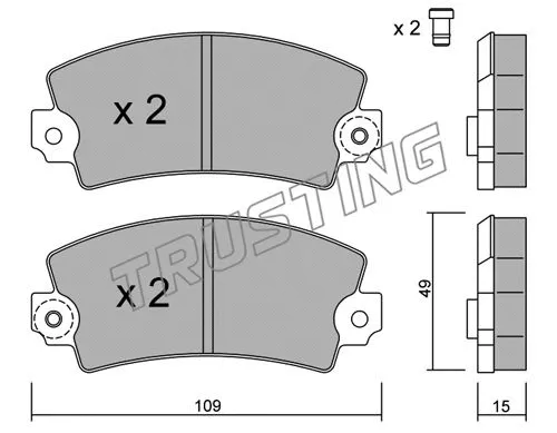 Brake Pad Set, disc brake (005.0)