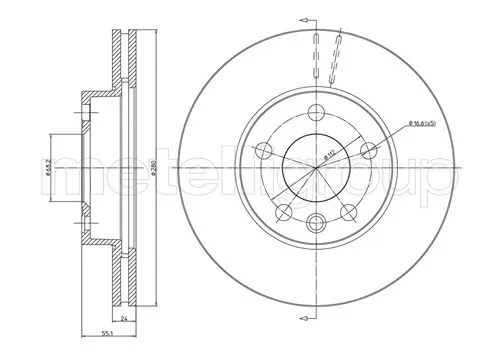Brake Disc (DF531)