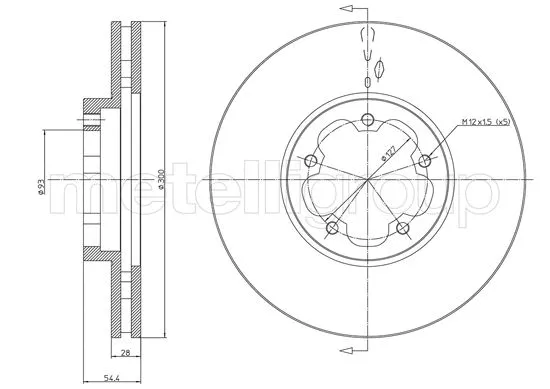 Brake Disc (DF1488)