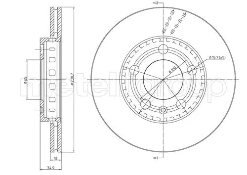 Brake Disc (DF553)
