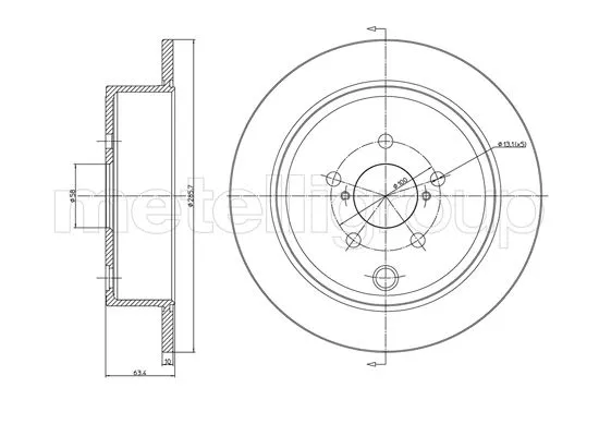 Brake Disc (DF1436)