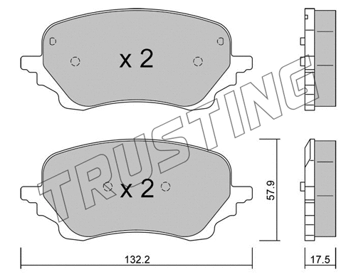 Brake Pad Set, disc brake (1247.0)