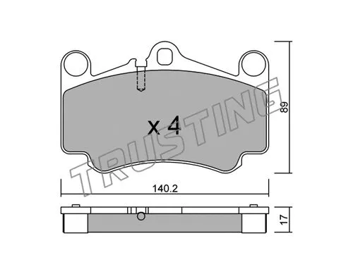Brake Pad Set, disc brake (910.0)