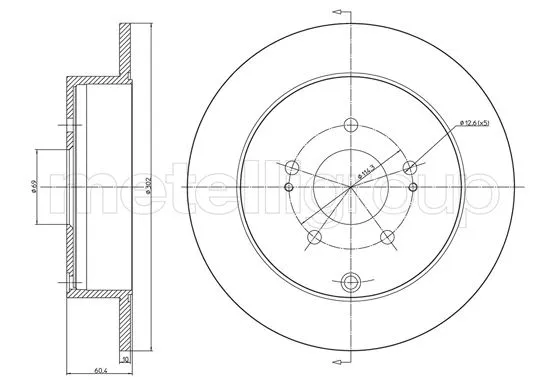 Brake Disc (DF1136)