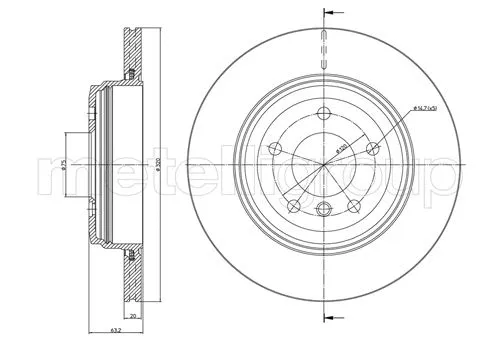 Brake Disc (DF074)