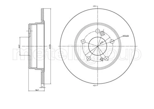 Brake Disc (DF147)