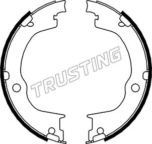Brake Shoe Set, parking brake (073.175)