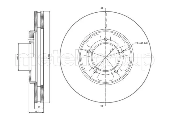 Brake Disc (DF518)
