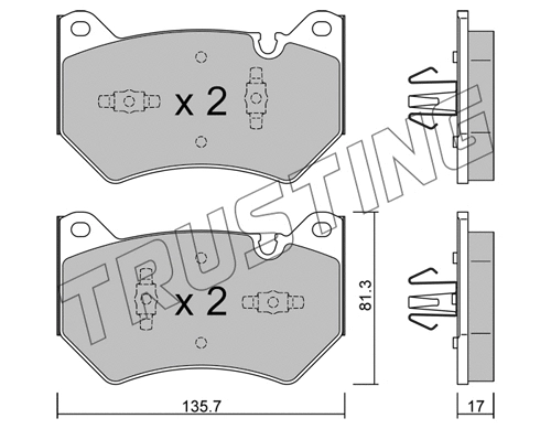 Brake Pad Set, disc brake (1170.1)