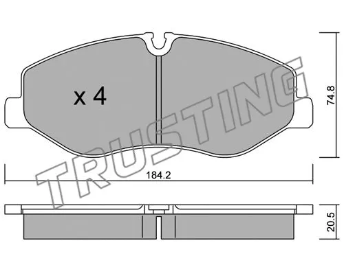 Brake Pad Set, disc brake (1139.0)