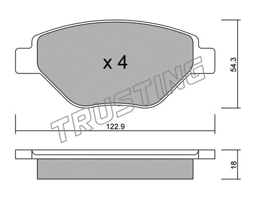 Brake Pad Set, disc brake (559.0)