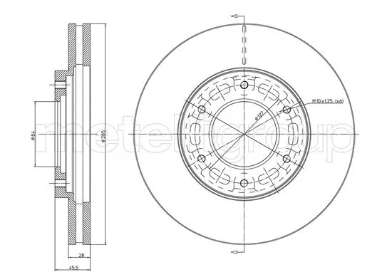 Brake Disc (DF718)