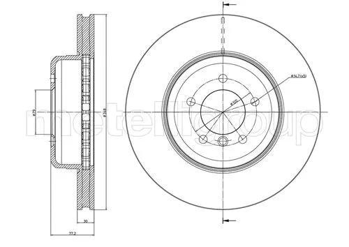 Brake Disc (DF075)