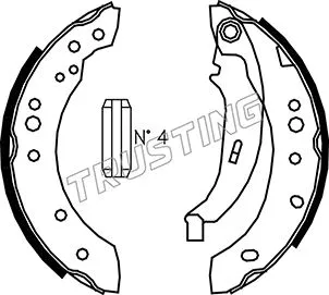 Brake Shoe Set (088.241)