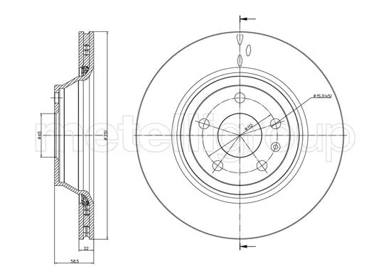 Brake Disc (DF1608)