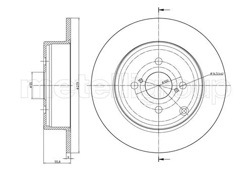 Brake Disc (DF868)