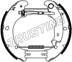 Brake Shoe Set (6376)