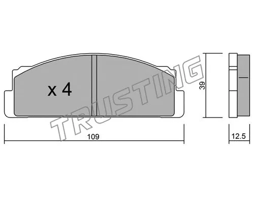 Brake Pad Set, disc brake (001.1)