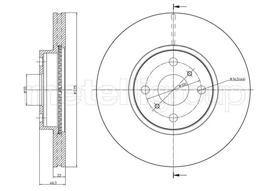 Brake Disc (DF1068)