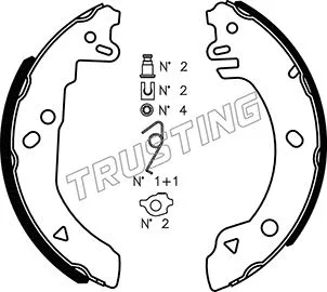 Brake Shoe Set (040.130K)