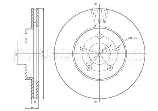Brake Disc (DF080)