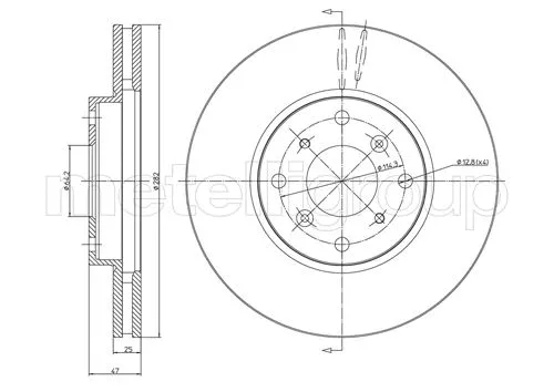 Brake Disc (DF734)